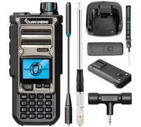 HYS Talkie-walkie Professionnel TK-11(8) 10 W VHF/UHF Port de charge C Batterie 3000 mAh Analyseur de spectre Antenne 27 MHz