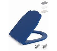 HySail Abattant WC avec Frein de Chute -Poignée Hygiénique et Facile à Utiliser, Durable, Écologique, Abattant Wc Clipsable pour un Nettoyage Facile, Taille 42,7 x 36,0 cm, Forme D Universelle