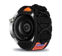 HYSDFFG Bracelet de Montre Connectee Nylon Noir pour CMF by Nothing Watch Pro 2, Design Sport Militaire, Compatible avec CMF by Nothing Watch Pro 2, Bracelet de Rechange Robuste pour Homme et Femme