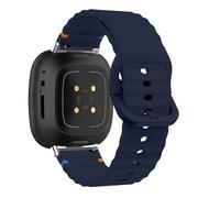 HYSDFFG Bracelet en Silicone pour Fitbit Versa 3/Versa 4/Sense/Sense 2, Bracelet Fermoir en Silicone Réglable Compatible avec Fitbit Versa 3/Versa 4/Sense/Sense 2 pour Homme/Femme (10)