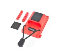 HYSHIKRA Accessoire de Ceinture bidirectionnel pour Talkie-walkie, pour Radio Portable/Haut-Parleur, Microphone/Haut-Parleur Radio Mobile, Compatible avec Baofeng Kenwood Motorola Quansheng (Rouge)