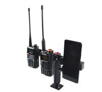 HYSHIKRA Accessoire de Support pour Radio bidirectionnelle Camion - pour Smartphone Radio Portable/Micro-Haut-Parleur/Haut-Parleur Radio Mobile - Compatible Baofeng Kenwood Motorola Quansheng