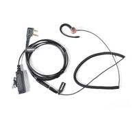HYSHIKRA Câble Adaptateur Universel 2 Voies Radio-Audio 3,5 Femelle vers Multi-Broches avec PTT 3.5 mm Jack Headset Compatible avec Midland G7pro G8 G9pro M24Plus M48 M99 G6XT G7XTR (Red Forme G)