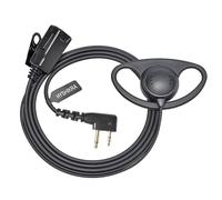 HYSHIKRA Casque 2 Broches avec Micro PTT pour Talkie-walkie | compatible avec Midland G7 pro G8 G9 pro M24 M24 Plus M48 M99 G6 XT G7 XTR