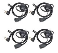 HYSHIKRA Écouteur Compatible pour Motorola DP1400 CP040 GP300 GP88 Radio Talkie-walkie Oreillette avec Micro et PTT pour Garde du Corps de sécurité (Forme D, 4)