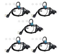 HYSHIKRA Microphone Casque pneumatique Transparent Compatible avec Midland G7 Pro G8 G9 Pro M24 M24 Plus M48 M99 G6 XT G7 XTR | Surveillance de sécurité Softair (Bleu Forme G, 5)