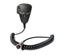HYSHIKRA Microphone CB Mobile 4 Broches - Câble spiralé Haute résistance | Compatible avec Cobra PR240, PR245, THUNDERPOLE, PNI, Retevis, Icom, Midland et autres radios CB