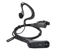 HYSHIKRA Oreillette avec Micro Casque multibroches Compatible avec Motorola DP3400 DP4400 DP4800 DGP4150 XiR-P8200 Xpr-6300 Radio bidirectionnelle (Forme de G, 1)
