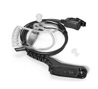 HYSHIKRA Oreillette avec Micro Casque multibroches Compatible avec Motorola DP3400 DP4400 DP4800 DGP4150 XiR-P8200 Xpr-6300 Radio bidirectionnelle (Tube d'air, 1)