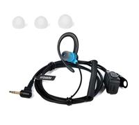 HYSHIKRA Oreillette de sécurité Radio Compatible avec Le Talkie walkie Motorola TLKR-T60 T80 T82 T-92 H2O T80 Extreme T82 Extreme, légère, en Forme de G avec Micro (Bleu, 1 Pack)