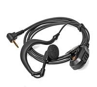 HYSHIKRA Oreillette de Talkie-walkie 1 Broche 2,5 mm avec Micro | Compatible avec Motorola TLKR T92 H2O T60 T80 T82 Extreme