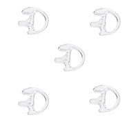 HYSHIKRA Oreillette Souple de Rechange pour Talkie-walkie - 5 pour Gauche ou Droite (Transparent, Grand Droite)