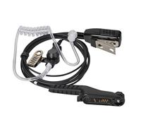 HYSHIKRA Oreillette Tube Acoustique avec Micro Compatible avec Motorola R7 | compatible avec R7a N30 N50 N70, ION et MXP600 Radio bidirectionnelle multi-broches pour sécurité Bodyguard