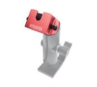 HYSHIKRA Support de Radio bidirectionnel pour Camion (25 mm) - Accessoire pour Radio Portable/Haut-Parleur, Microphone/Haut-Parleur Radio Mobile Compatible avec Baofeng Motorola Quansheng (Red)
