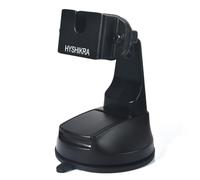 HYSHIKRA Support de talkie-walkie, support de micro CB réglable robuste avec coussinet en gel collant puissant, compatible avec la radio BaoFeng Kenwood Yaesu Motorola