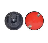 HYSHIKRA Support Universel pour Microphone Radio Ham CB, Bouton Rond avec Dos adhésif pour Motorola HLN9073B CDM1250 CDM750 GM300 M1225 GM3688 GTX800 Kenwood TK768G TK868G TM471A (Noir 01, 1 Pack)
