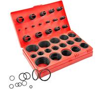 HYSHLC Assortiment de 419 joints toriques en caoutchouc nitrile, 32 tailles métriques (3 mm-50 mm) avec boîte de rangement robuste pour réparation automobile, plomberie, hydraulique, pneumatique