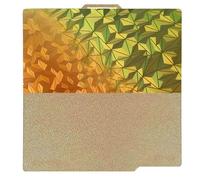 Hysiprui 3D printer chameleon Building Board feuille Pei et PEO texturée double face - Bambu Lab X1 / X1 Carbon / p1p / p1s 257.5x257.5mm Gradient matelas chauffant amovible flexible