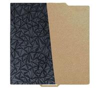 HysiPrui Imprimante 3D Surface texturée double face PEI pour Bambu Lab X1/X1C/P1P/P1S/A1 et plaque de construction en feuille PEO pour tapis de lit chauffant flexible et amovible, avec trou