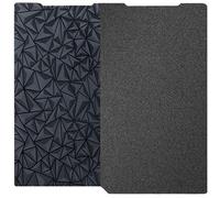 Hysiprui imprimante 3D Surface texturée recto verso Pei et plaque de construction en feuille PEO lisse pour tapis de plate - forme de lit chauffant flexible pour Kobra 3 / Kobra 3 combo 256x268mm