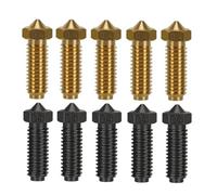 HysiPrui Kit d'extrudeuse pour imprimante 3D Hotend 0,4 mm avec 5 buses en acier trempé incluses, 5 buses en laiton, pour Anycubic Kobra 2/Kobra 2 Neo/Kobra 2 Pro/Kobra 2 Plus/Kobra 2 Max