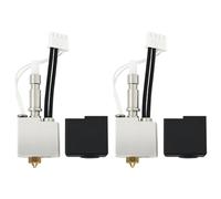 HysiPrui Kobra S1 Lot de 2 extrudeuses assemblées pour imprimante 3D Kobra S1, tête d'impression avec buses 0,4 mm et 0,6 mm, thermistance, cartouche de chauffage
