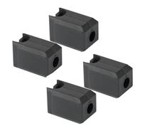 HysiPrui Lot de 4 blocs chauffants en silicone P1S/P1P/X1/X1C/X1E - Chaussettes en silicone pour imprimante 3D - Accessoires pour imprimante 3D X1, P1P, P1S