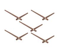 HYSJDMNC 5set Walnuts Wood Clock Hands Réglage pour 12 horloges murales de 14 Pouces pour l'artisanat et la réparation
