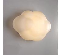 HYSJDMNC Applique Murale LED Moderne Simple et créative pour Chambre d'enfant, veilleuse à intensité Variable avec télécommande, Abat-Jour en Acrylique pour intérieur, Chambre à Coucher, Salon, Blanc