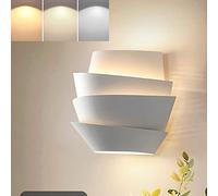 HYSJDMNC Applique Murale LED Spirale intérieure 10 W Applique Murale Moderne à intensité Variable en Aluminium Blanc Lampe de Chevet de Chambre à Coucher 3000 K-6000 K Lampe de Couloir Lampe de Salon