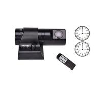 HYSJDMNC Horloge de Projection de Mur à LED analogique avec télécommande et Diapositives de Couleurs