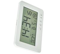 HYSJDMNC Horloge Murale d'alarme numérique avec snoozes Date Température Affichage des Lits d'horloges pour Les étudiants, Bureau, Utilisation du Voyage