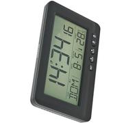 HYSJDMNC Horloge Murale d'alarme numérique avec snoozes Date Température Affichage des Lits d'horloges pour Les étudiants, Bureau, Utilisation du Voyage