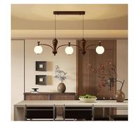 HYSJDMNC Lustre de Style médiéval français, luminaire Suspendu pour Salon, rétro Chinois créatif, Haricot Magique, Chambre à Coucher, Salle à Manger (3 Couleurs L105CM)