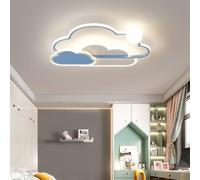 HYSJDMNC Plafonnier créatif Nuage 3D Bleu Lustre Nuage Multicouche Dessin animé Nuage LED plafonnier luminaire de Plafond pour Chambre à Coucher Chambre d'enfant
