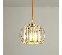 HYSJDMNC Plafonnier en Cristal Moderne - Mini éclairage de Plafond Industriel Semi-encastré - Lustres en Cristal LED pour Cuisine, Couloir, Salle à Manger, Salon (B)