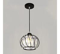 HYSJDMNC Plafonnier en Cristal Moderne - Mini éclairage de Plafond Industriel Semi-encastré - Lustres en Cristal LED pour Cuisine, Couloir, Salle à Manger, Salon (B-Noir)