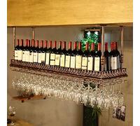HYSJDMNC Porte-vin Suspendu à vin Rouge Racks de vestiaire, Porte-gobelet à vin Suspendu au Plafond Horde YYuan
