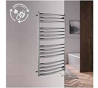 HYSJDMNC Rails de Rail de Serviette chauffés Chauffant Serviette en Acier Inoxydable, Porte-Serviette électrique de 14 Barres, Chauffe-Serviette de Salle de Bain, Miroir Poli, Meilleur Choix pour la