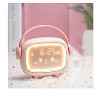 HYSJDMNC Récit d'alarme Le Nouveau réveil Multifonctionnel Intelligent pour Que Les étudiants puissent Utiliser Le Joli artefact de réveil Lumineux pour Les Enfants (Couleur: A) YYuan