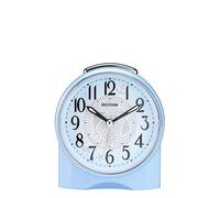 HYSJDMNC Récit d'alarme Super Silencieux, réveil Rond avec lumière Nocturne, Batterie, Jeu Facile, pour Le Bureau, la Chambre et la décoration de la décoration d'alarme numérique (Couleur: blu) YYuan