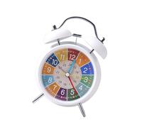 HYSJDMNC Réveil Classique de l'alarme à tracas avec Une Batterie de Son Fort avec rétro-éclair