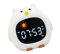 HYSJDMNC Réveil de Forme d'animal en Silicone avec Une Douce lumière Nocturne et Un contrôle du Toucher pour Les garçons et Les Filles