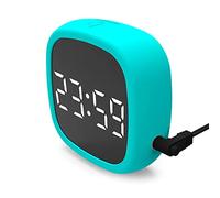 HYSJDMNC Réveil numérique LED avec Snooze 4 Alarme réglable de luminosité Alarme 12 / 24H