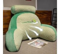 HYSMF Coussin de lecture pour enfants, pour s'asseoir dans le lit, support de dossier, coussin de dossier pour s'asseoir au lit pour lire, design, joli coussin de dossier pour adultes et enfants,