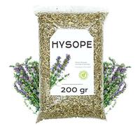 Hysope Tisane Feuilles 200g | Avec un Arôme Intense et une Saveur Légèrement Mentholée, Idéal pour Infusions et Apporter une Note Herbacée en Cuisine