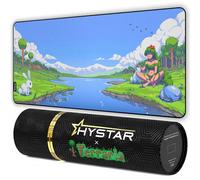 Hystar x Terraria | Tapis de souris de jeu étendu | XXL 91,4 x 40,6 cm | 5 mm d'épaisseur, surface imperméable, tissu polyester lisse et base en caoutchouc naturel (Dryad)