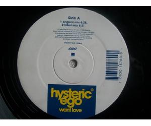 Hysteric Ego - Want Love/Want Love [Vinyl Maxi-Single]