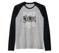 Hystérie de Masse de Salem Massachusetts Manche Raglan