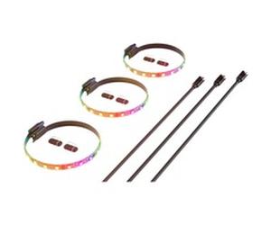 HYTE Bandes lumineuses LS10 qRGB, 3 pièces, Bande LED